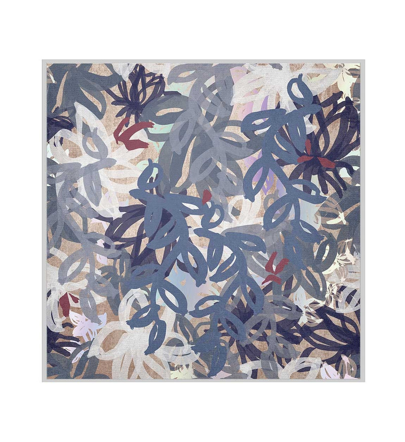 Tablou Canvas Arles Floral Multicolor, 82 x 82 cm