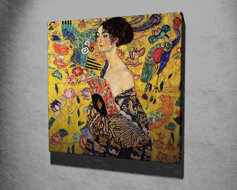 Tablou Canvas Klarc Dame KC242 Multicolor, 45 x 45 cm