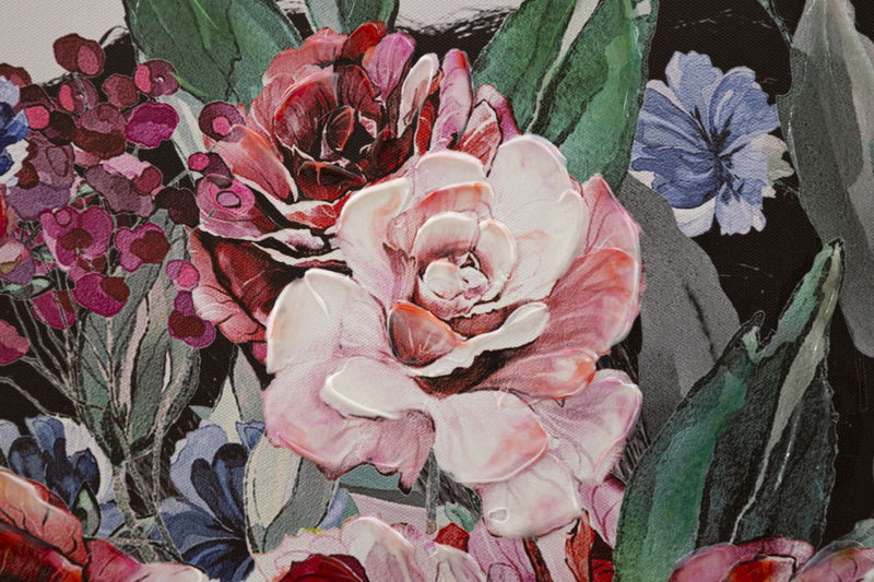 Tablou Canvas Lady Flower -B- Multicolor, 80 x 120 cm (4)