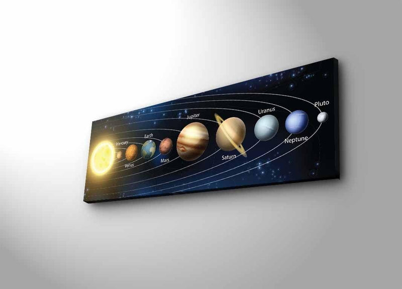 Tablou Canvas Led Galaxy 3090NASA-021 Multicolor, 90 x 30 cm (1)