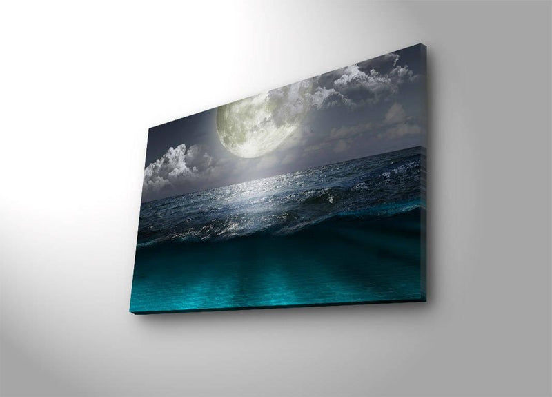 Tablou Canvas Led, Ocean 4570DACT-31 Multicolor, 70 x 45 cm (3)