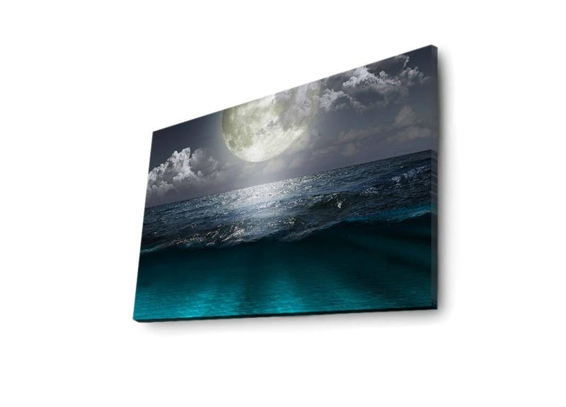 Tablou Canvas Led, Ocean 4570DACT-31 Multicolor, 70 x 45 cm (4)