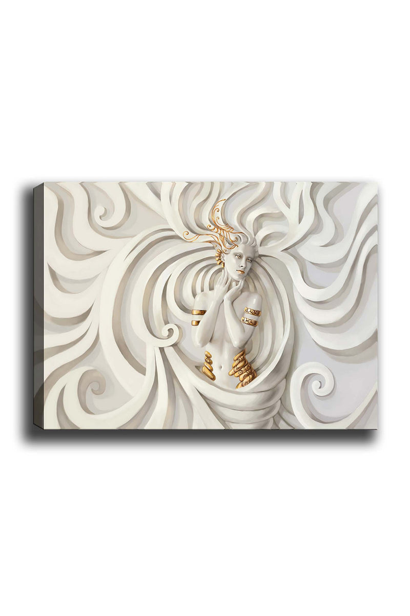 Tablou Canvas Melina 93 Crem / Auriu, 100 x 70 cm (1)
