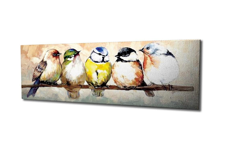 Tablou Canvas Picsie Birds PC126 Multicolor, 80 x 30 cm (2)