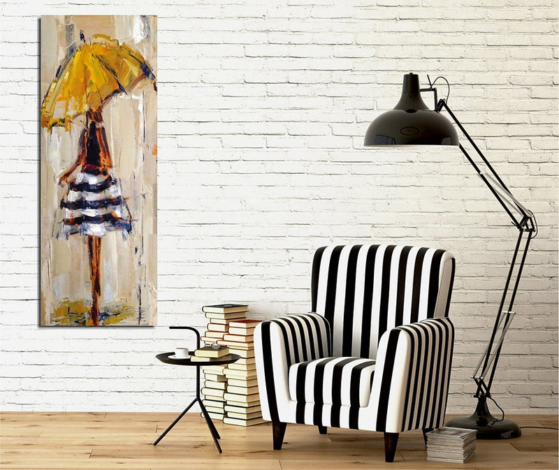 Tablou Canvas Picsie Umbrella PC082 Multicolor, 30 x 80 cm (1)