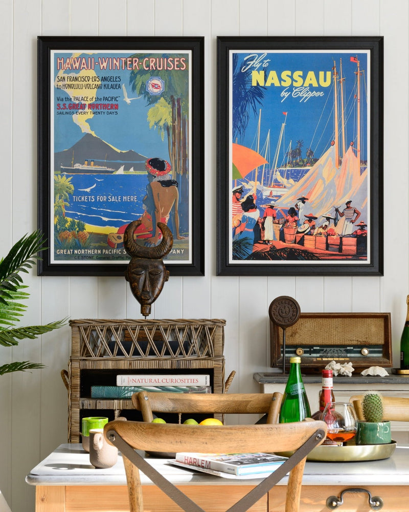 Tablou Framed Art Caribbean Travels - Fly To Nassau, 60 x 90 cm (1)