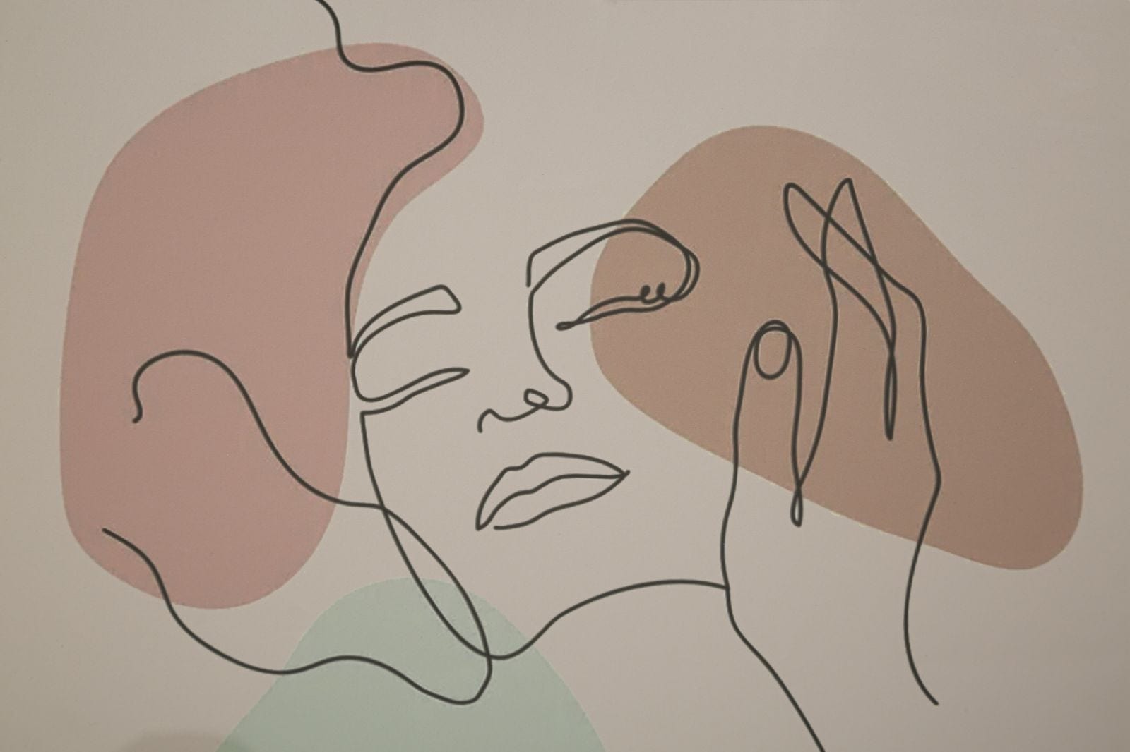 Tablou Framed Art Face -A- Multicolor, 35 x 47 cm (3)