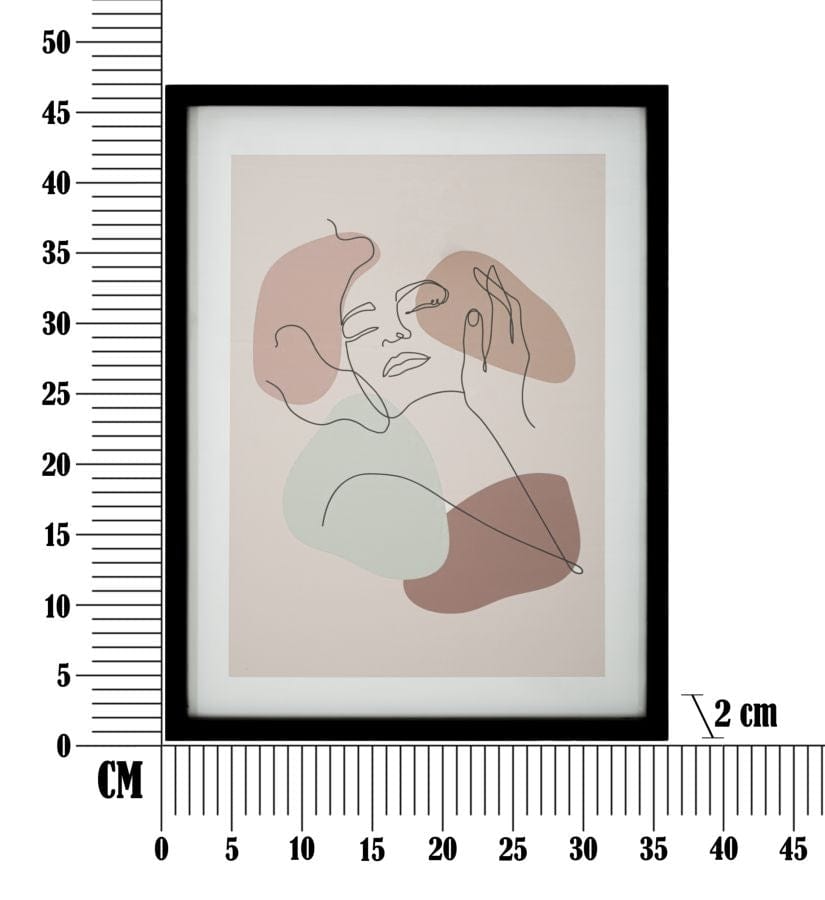 Tablou Framed Art Face -A- Multicolor, 35 x 47 cm (5)