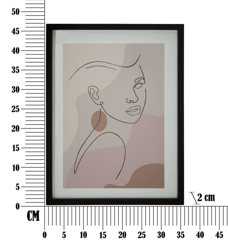 Tablou Framed Art Face -C- Multicolor, 35 x 47 cm (5)