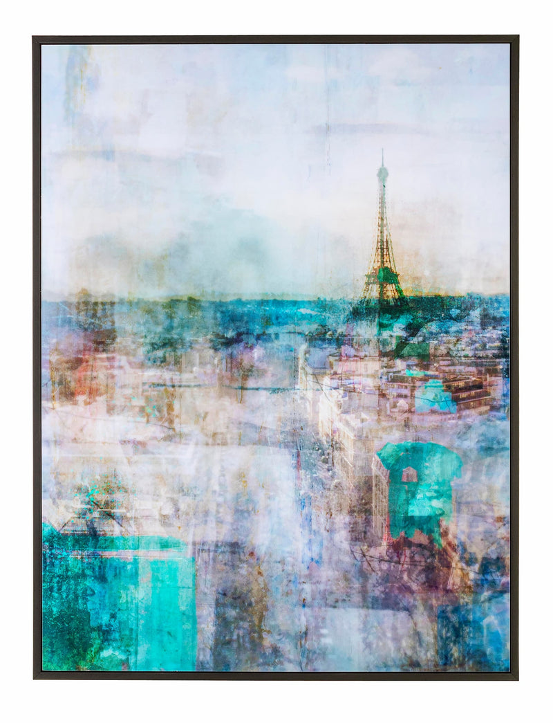 Tablou Framed High Glossy 938 Paris Multicolor, 60 x 80 cm