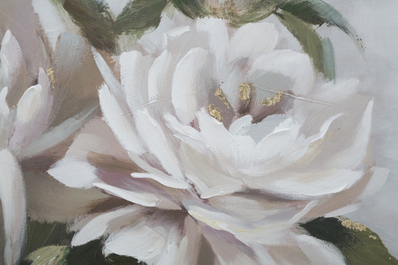 Tablou pictat manual, Blooming Roses Multicolor, 100 x 80 cm (3)