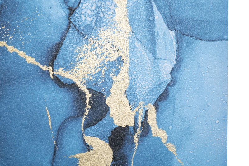 Tablou pictat manual, Blu Rey Albastru, 80 x 120 cm (3)