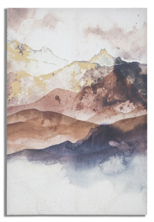Tablou Canvas Brown Mountain Multicolor, 80 x 120 cm