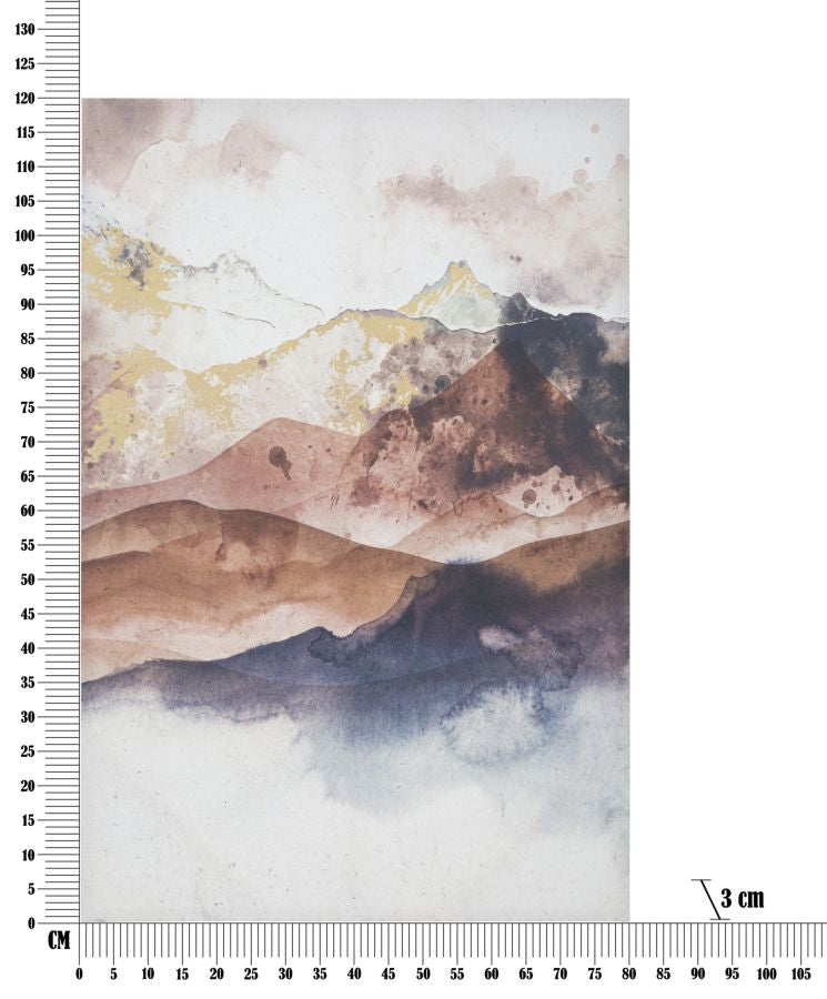 Tablou Canvas Brown Mountain Multicolor, 80 x 120 cm (5)
