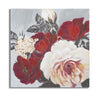 Tablou pictat manual, Lovely Flowers Multicolor, 90 x 90 cm