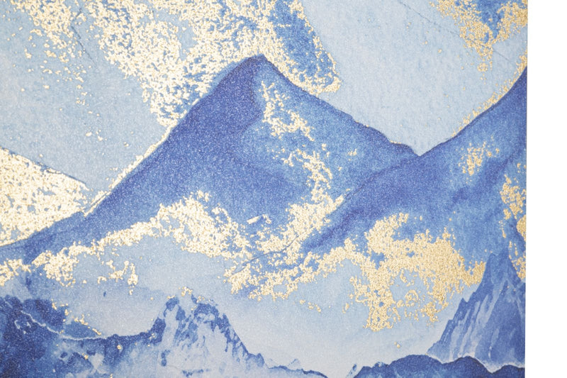 Tablou pictat manual, Mountain Multicolor, 80 x 120 cm (3)