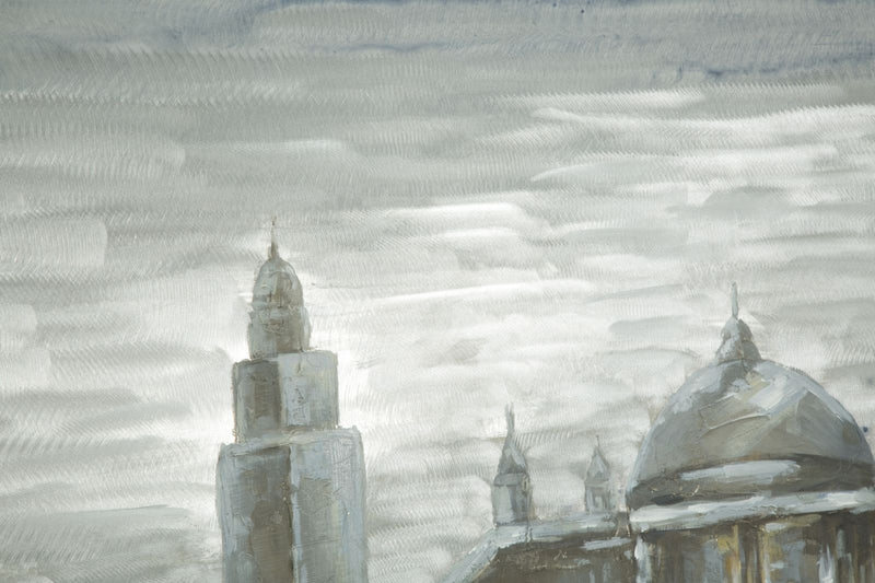 Tablou pictat manual Old City, 120 x 80 cm (2)