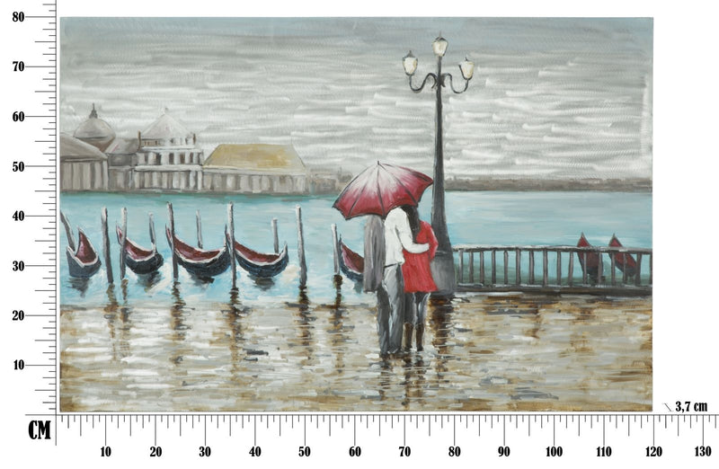 Tablou pictat manual Venice, 120x80 cm (7)
