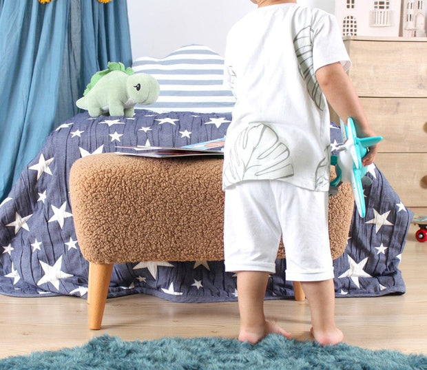 Asir Taburet tapitat cu stofa boucle, Moouv Maro, l61xA32xH33 cm