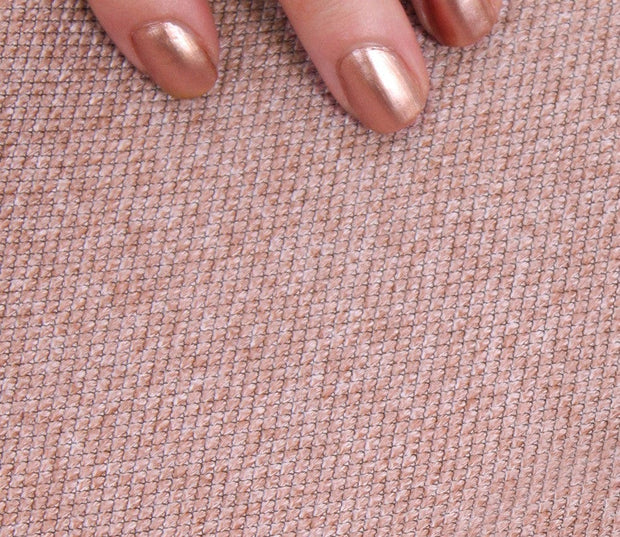 Asir Taburet tapitat cu stofa, Copper Roz, l40xA40xH42 cm