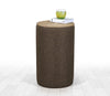 Asir Taburet tapitat cu stofa, Filika Cappuccino, Ø31xH52 cm
