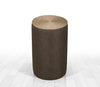 Asir Taburet tapitat cu stofa, Filika Cappuccino, Ø31xH52 cm