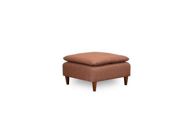 Asir Taburet tapitat cu stofa, Lungo Maro, l75xA75xH46 cm