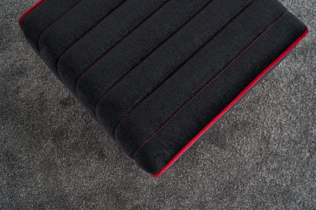 Taburet tapitat cu stofa, Mona Antracit, l40xA40xH40 cm (1)