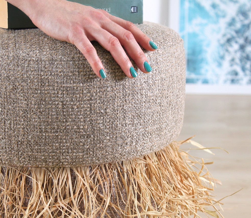 Asir Taburet tapitat cu stofa, Moouv Maro, Ø39xH50 cm