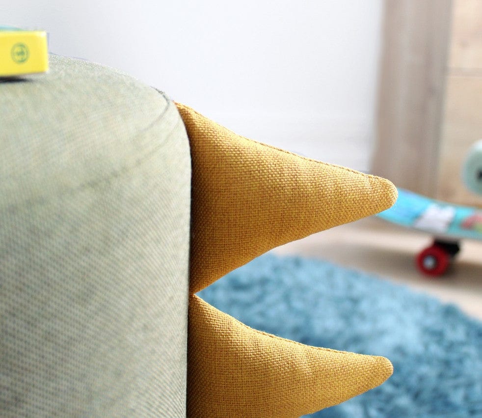 Asir Taburet tapitat cu stofa, Moouv Verde, Ø37xH38 cm