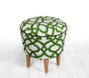 Asir Taburet tapitat cu stofa, Moss Verde, Ø42xH42 cm
