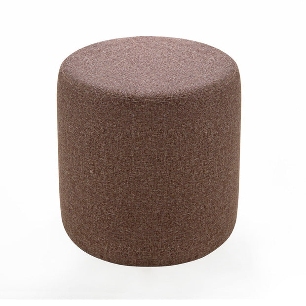 Asir Taburet tapitat cu stofa, Silindir Maro, Ø40xH40 cm