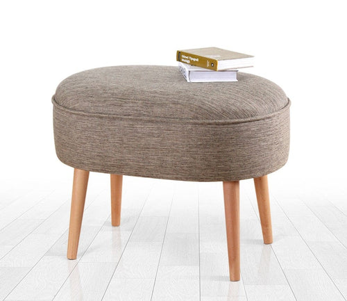 Asir Taburet tapitat cu stofa, Timoon Cappuccino, l63xA44xH47 cm