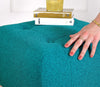 Asir Taburet tapitat cu stofa, Tomp Turcoaz, l43xA43xH43 cm