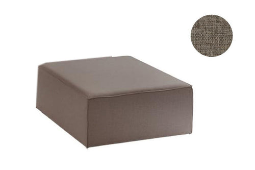 Taburet tapitat cu stofa, Yapboz Bej / Maro, l90xA90xH42 cm