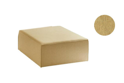 Oyo Taburet tapitat cu stofa, Yapboz Mustariu / Maro, l90xA90xH42 cm