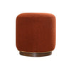 Asir Taburet tapitat cu stofa, Zeone Ruginiu, Ø42xH43 cm