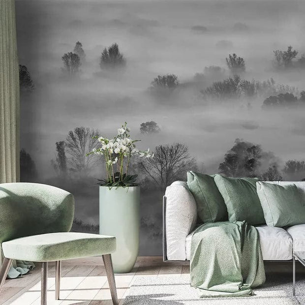 Vladila Tapet Foggy Landscape Grey Smooth VLAdiLA