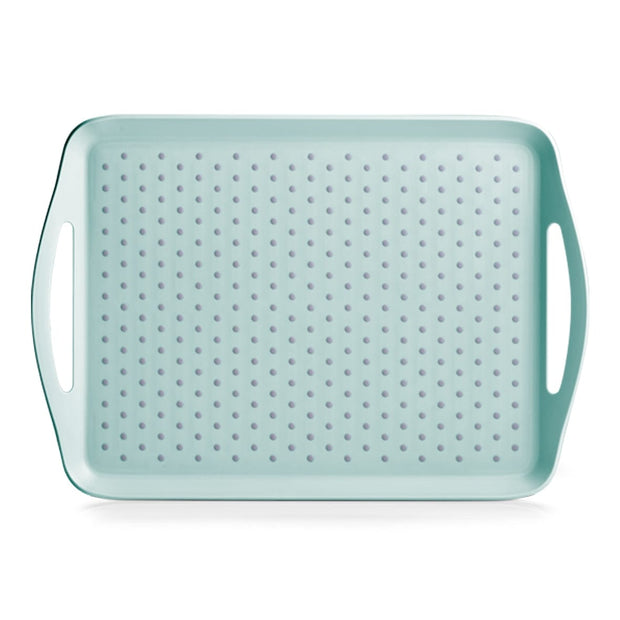 Tava pentru servire Anti-Slip, Plastic, l45,5xA32xH4,5 cm (2) & ZLLRGMB-TAVA-ANTI-SLIP-PLASTIC