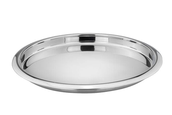 Tava pentru servire, din otel inoxidabil, Polished Argintiu, Ø35xH4 cm (1)
