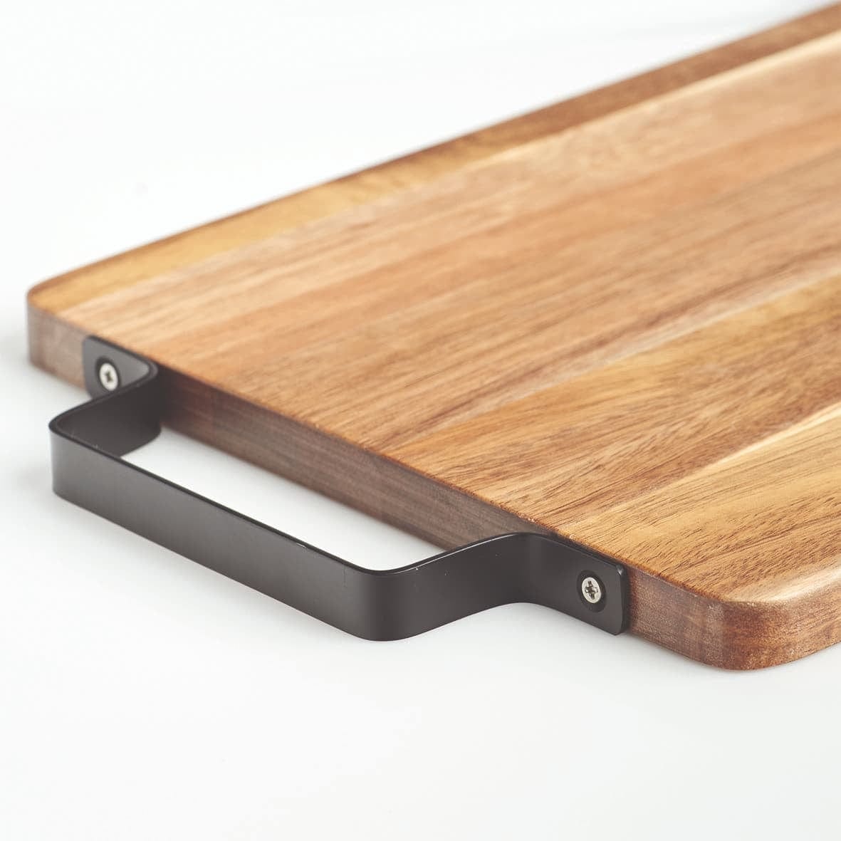 Tocator din lemn Acacia Large Natural, L33xl23xH1,5 cm (2)