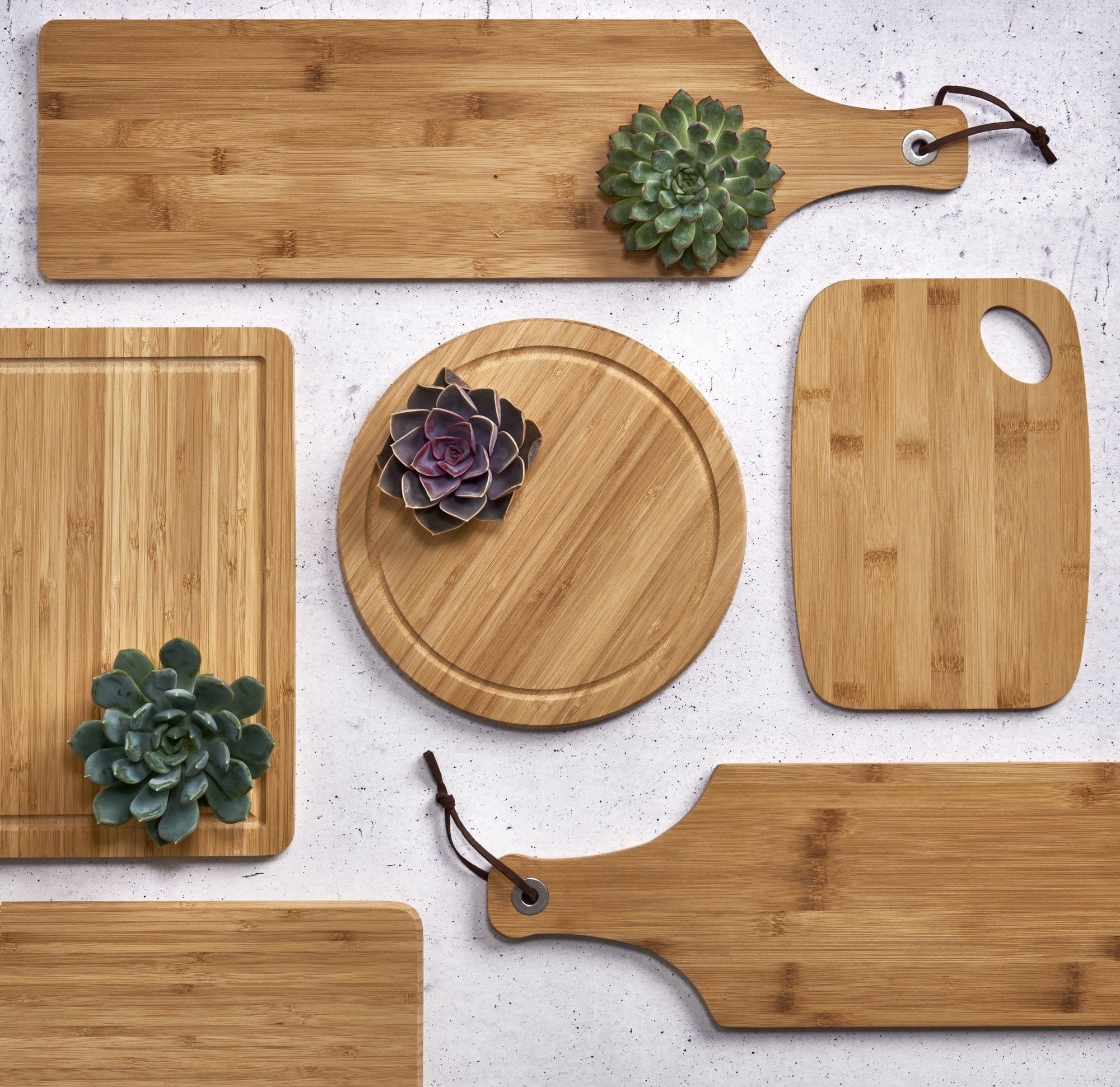 Zeller Tocator din lemn de bambus, Cutting Large Natural, L45xl33xH1,6 cm