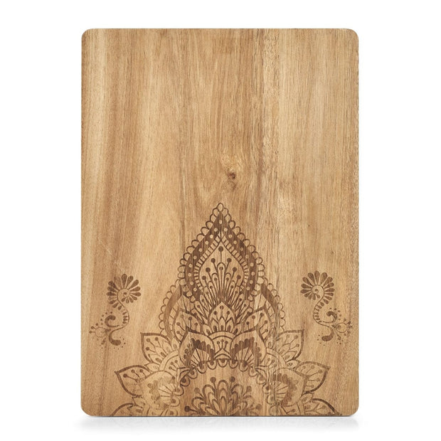 Tocator din lemn de salcam, Oriental Natural, l40xA29xH1,5 cm