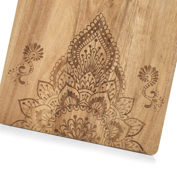 Tocator din lemn de salcam, Oriental Natural, l40xA29xH1,5 cm (1)