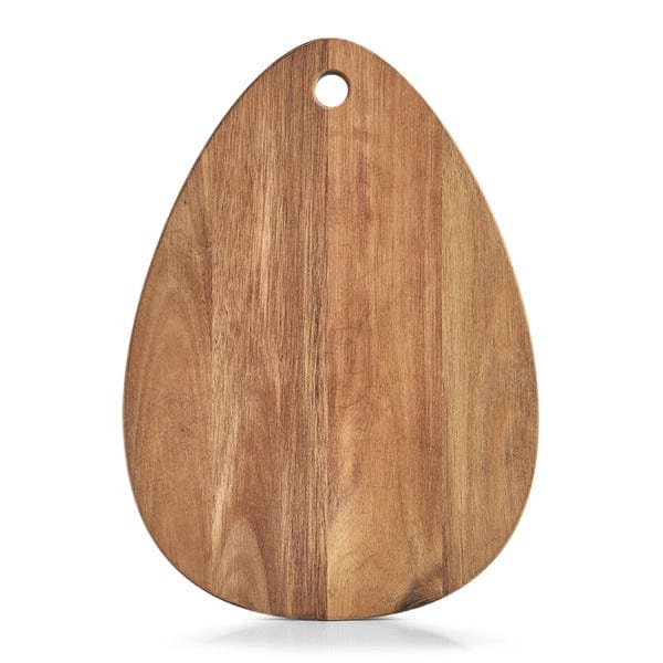 Zeller Tocator din lemn de salcam, Oriental Oval Large Natural, L40xl29xH2 cm