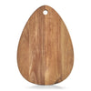 Zeller Tocator din lemn de salcam, Oriental Oval Large Natural, L40xl29xH2 cm