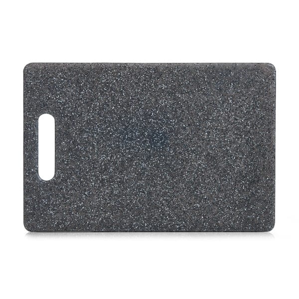 Tocator cu maner, din plastic, Granite Medium Antracit, L30xl20xH0,8 cm