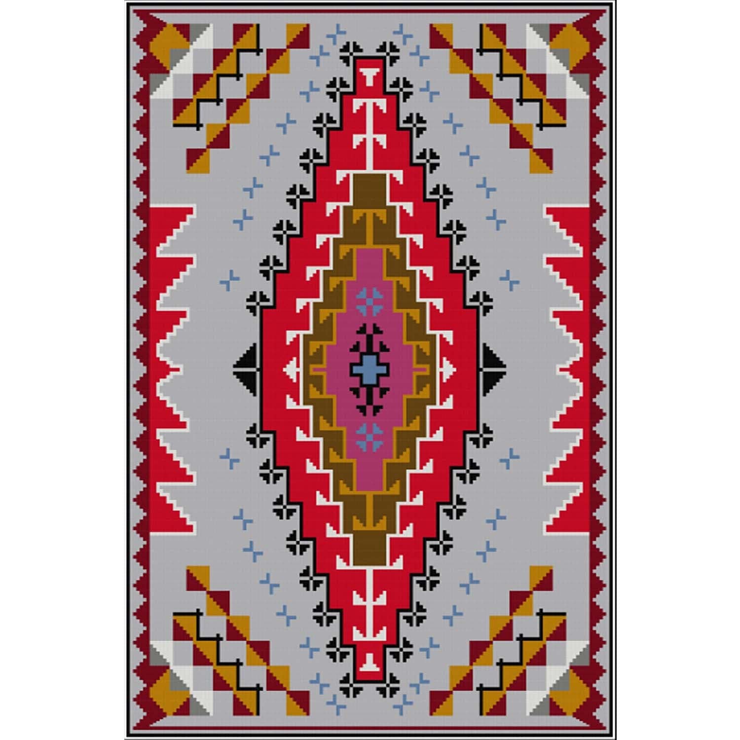 Traversa din poliester, Babile 2048 Multicolor (1)