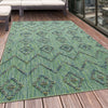 Traversa din poliester Bahama 5152 Boho Design Verde (1)