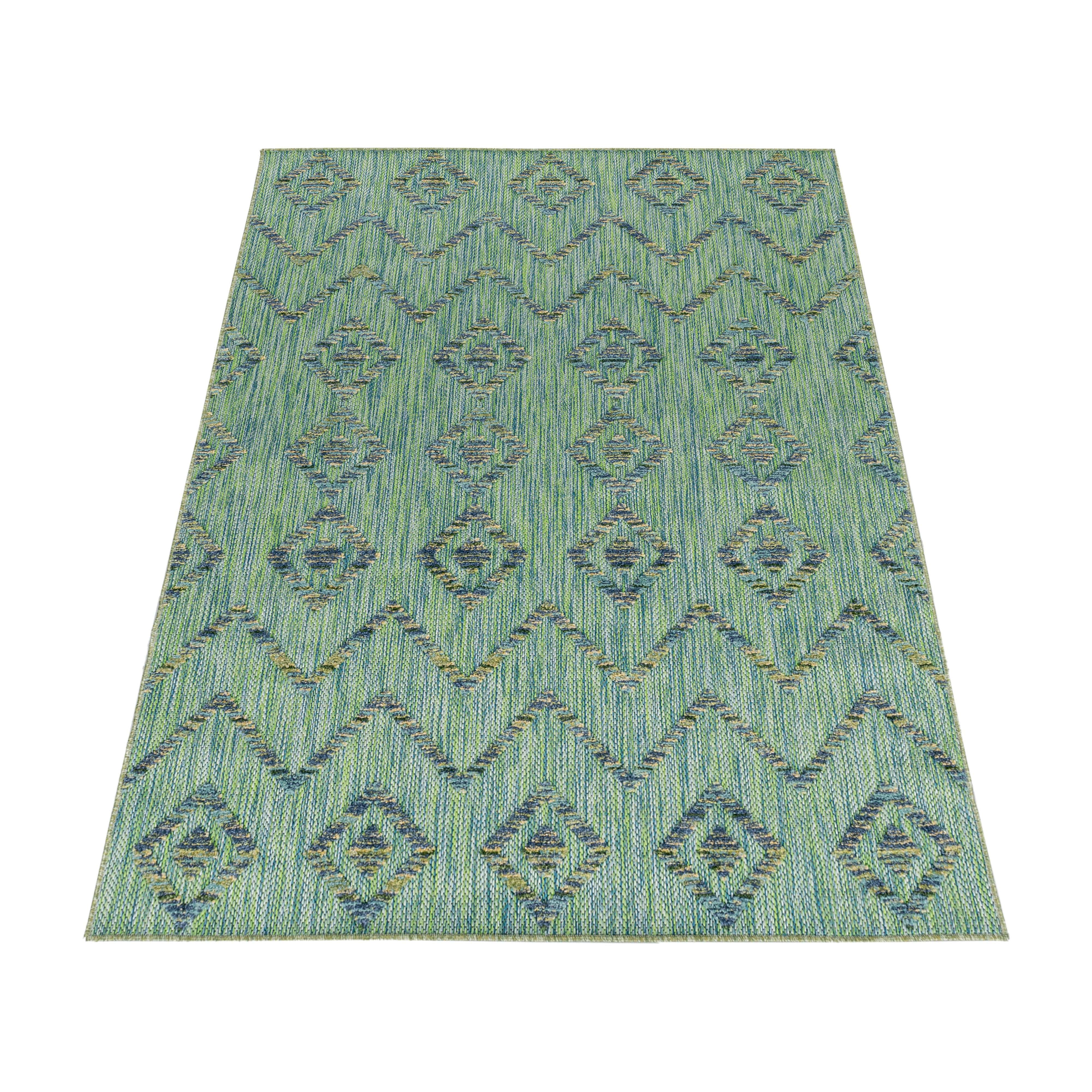 Traversa din poliester Bahama 5152 Boho Design Verde (2)
